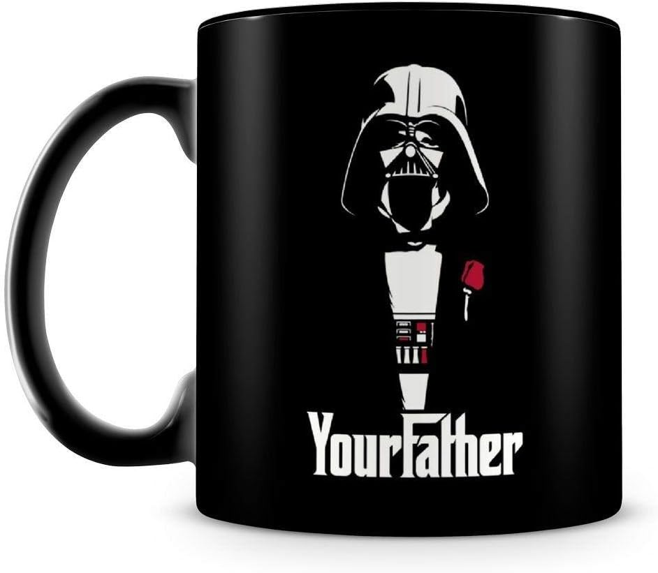 Caneca Personalizada Darth Vader Your Father (100% Preta)