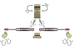 Skyjacker-9208 Dual Steering Stabilizer Silver