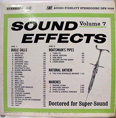 SOUND EFFECTS IN STEREO VOLUME 7 vinyl record