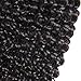 VTAOZI Brazilian Curly Human Hair 3 Bundles with Frontal Lace Closure 13x4 Ear to Ear Lace Frontal with 100% Unprocessed Virgin Kinky Curly Hair Bundles Natural Color (10 12 14 + 10 Frontal)