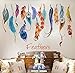 FUNIC Classic Creative Dream Catcher Feather Wall Sticker Art Decal Mural