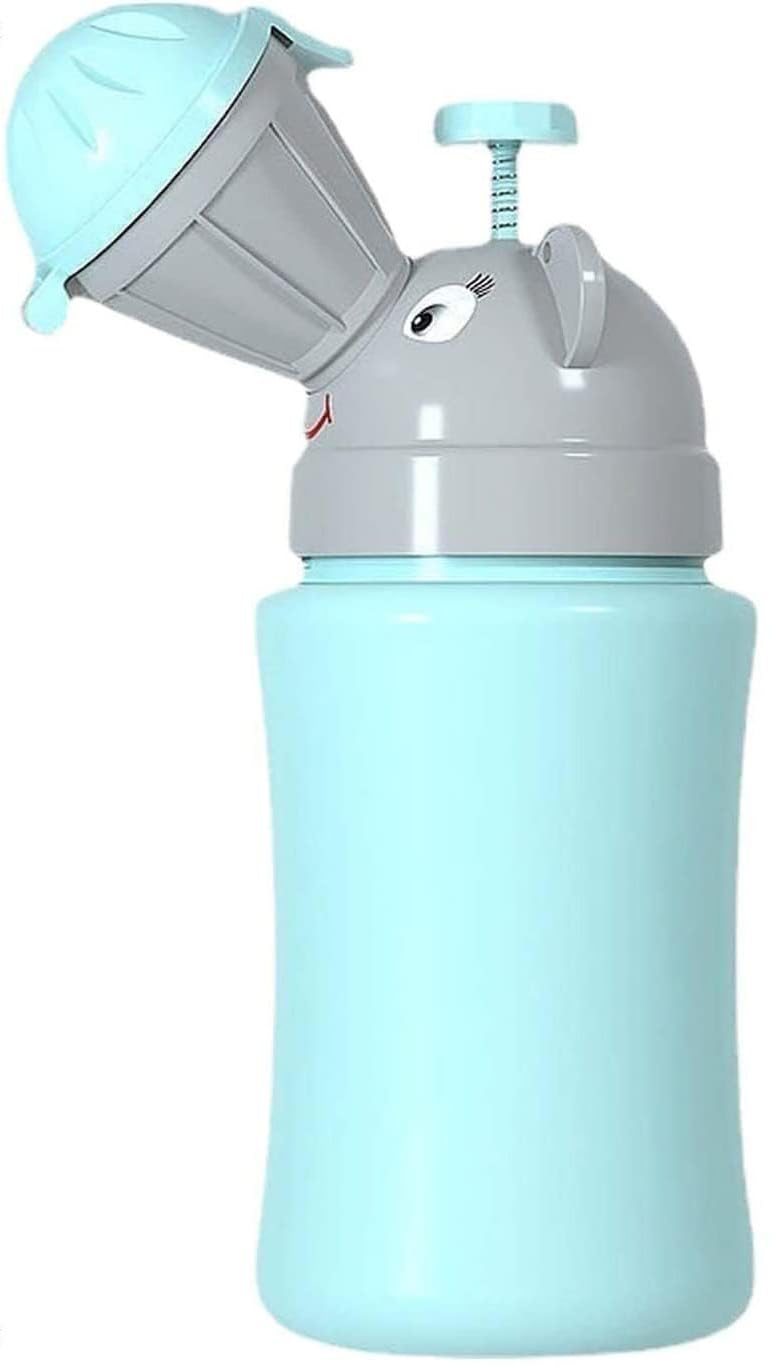 Portable Standing Urinal - Lightweight, Compact, Odorless and Easy to Use, the Ideal Companion to Ease Little People's Needs Anytime and Anywhere (Blue)