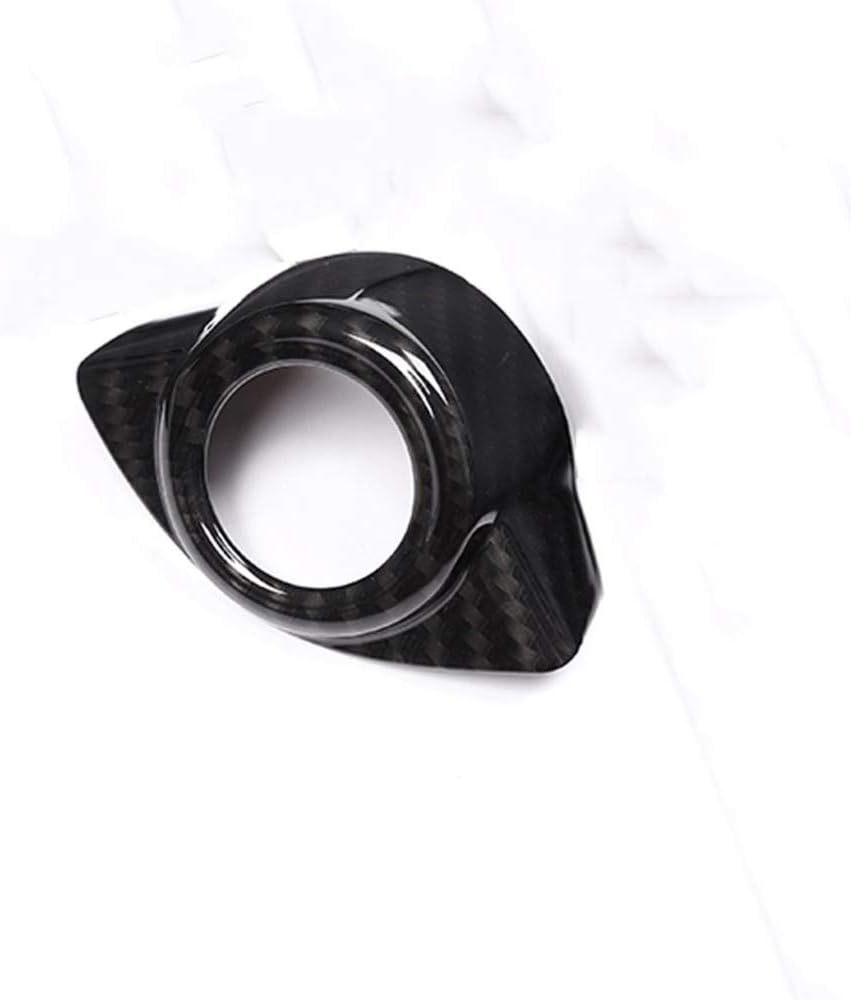 LYSHUI Carbon Fiber Car Start Engine Stop Cover Trim Accessories,for Alfa Romeo Giulia Stelvio 2017 2018 2019