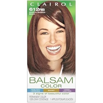 Buy Clairol Balsam Color 612 Rb Medium Reddish Brown Online At Low