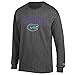 Elite Fan Shop Florida Gators Long Sleeve Tshirt Arch Heather Gray - XL - Charcoal