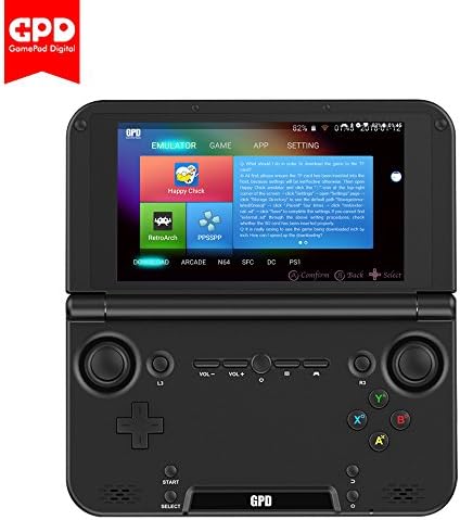 GPD XD Plus [2018 UPDATE] Portable Gaming Handheld 5" Touchscreen Android 7.1.1 Nougat Mediatek MT8176 Quad-Core CPU GX6250 GPU, 4GB RAM, 32GB ROM, 6000mAh Battery