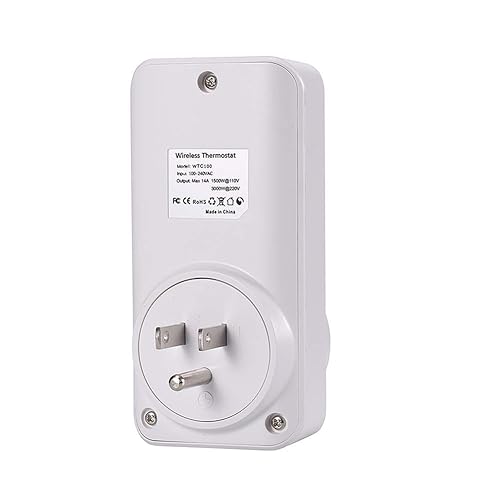 WTC100 Wireless Temperature Controller Digital Plug-in Thermostat