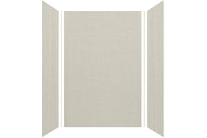 Transolid EWK483672-46 Expressions 3-Panel Shower Wall Kit, 36-in L x 48-in W x 72-in H, Cameo