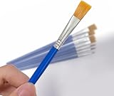 OWill 7Pcs Paint Brush Set for Watercolor Oil Acrylic Rock Face Body Crafts view 5