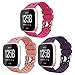 iGK Replacement for Fitbit Versa Bands Black, Breathable Sport Watch Straps Compatible with Fitbit Versa/Versa Lite Edition/Versa Special Edition/Versa 2 for Women Men 3 Packs
