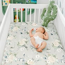 Stretch Ultra Soft Jersey Knit Fitted Crib Sheets