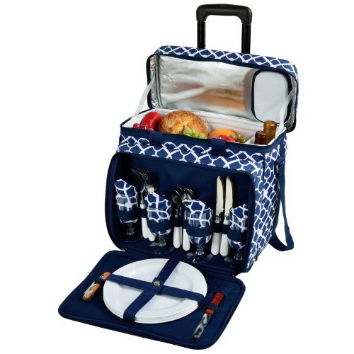image for Picnic at Ascot Original Insulated Picnic Cooler with Service for 4 on