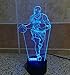 YANGHX 3D illusion Light Kobe Bryant NBA BlackMamba 7 Colors Change FOR 2016 Halloween Christmas Children Table Lamp (Color: Multicolor)