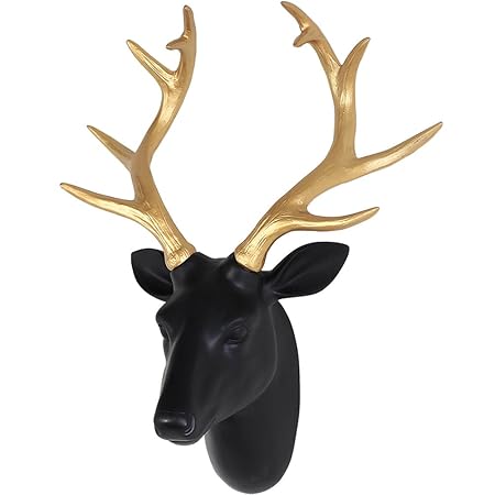 Deer Head Wall Decoration Wall Mounted Woodland Deer Deer Antler