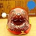 Buddhist Camphorwood Wooden Fish Temple Block Zen Drum with Mat 4 inch