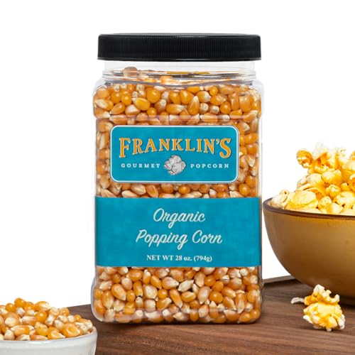 Franklin’s Gourmet Popcorn Certified USDA Organic Unpopped Popcorn