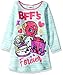 Shopkins Girls' Big Sleep Nightgown, Turquoise, 8