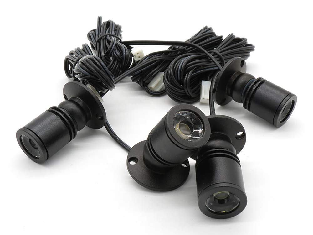 Xking Dimmable LED1.5W 12VDC Mini Spotlight Jewelry Showcase Display