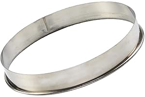 Prettyia Pizza Pan Rings Biscuit Cutter, Heavy Duty Stainless Steel Round Pastry Cutter Ring Mold Pizza Pan, 8 Sizes to Choos