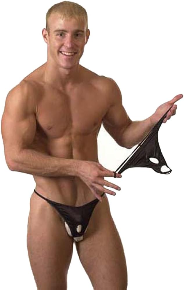 Stretch Cire Crotch Harness - Men's Underwear One Size by Domingo White