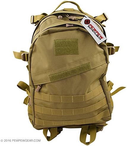 Military Concealed Carry Tactical Assault Pack Backpack Army Molle Bug Out Bag Backpacks Small Rucksack for Outdoor Hiking Camping Trekking Hunting (Green)