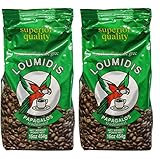 Loumidis Greek Ground Coffee Papagalos Traditional