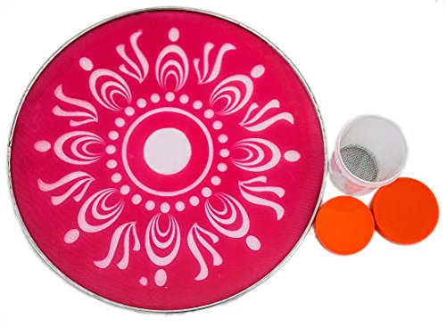 KARMASHYA 8" Diwali Puja Pooja Mandana Rangoli Stencil Floor Art Plate Kolam Mugulu Muggu