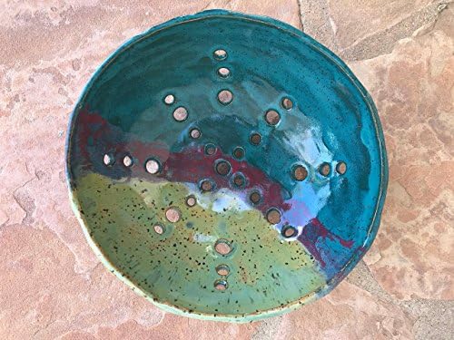 Tricolor Berry Bowl, handmade ceramic dinnerware