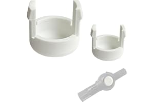 TEYOUYI 2pcs Handlebar Joint Button for The Babyzen YOYO/YOYO + / YOYO² Stroller Replacement Parts Compatible with Babyzen YOYO/YOYO + / YOYO² Stroller Accessories for Baby Stroller White