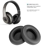 Titanium Replacement Earpads, AGPTEK 2 Pieces Foam Ear Pad Cushion Compatible with Beats Studio 2.0 Wired/Wireless B0500 B0501 Headphone & Beats Studio 3.0
