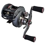Piscifun Thunder Aluminum Saltwater High Speed 7.1:1 Baitcaster Fishing Reel Baitcasting Baitcast Reels with NMB Ball Bearings (Left Hand)