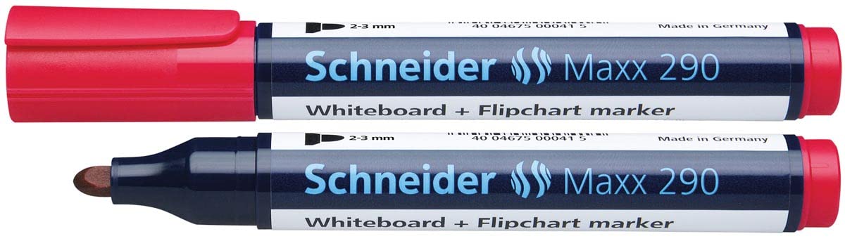 Schneider 290 Marker For Whiteboard And Flipchart - Red