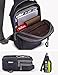 Muzee Mens Sling Backpack Shoulder Travel Bag Crossbody Pack for Running Blue purple