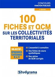 100 fiches et QCM sur les collectivités territoriales