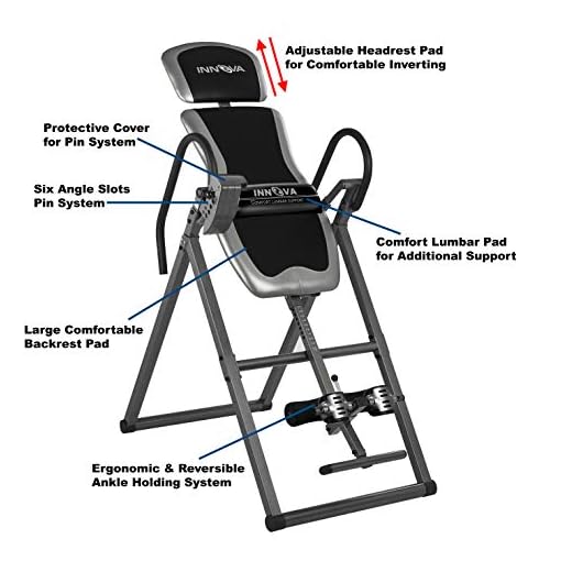 INNOVA HEALTH AND FITNESS ITX9600 Heavy Duty Inversion Table - Image 3