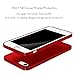 Anccer iPhone 5S Case,iPhone SE Case [Ultra-Thin] [Anti-Stain] [Anti-Drop] Premium Material Slim Full Protection Cover for iPhone SE (Red)