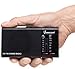 AM FM Portable Radio // Pocket Radios - Best Reception, Small Battery Operated Cordless Personal Transistor, Loud Built-in Speaker, 3.5mm Mono Headphone Jack - Powered by 2 AA Batteries (Black)