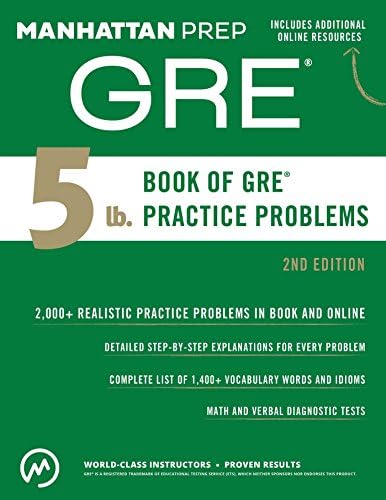 5 lb. Book of GRE Practice Problems (Manhattan Prep 5 lb Series) Kindle Edition
