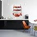 Vdomus Hanging Pot Rack - Kitchen Pots And Pans Organizer - 2 Tire Shelf Pot Hangers Pan Holder For Kitchen Wall Mount - Organize Your Kitchen With Minimalist Multifunction Style - Red