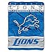 Northwest NFL Detroit Lions Unisex-Adult Raschel Throw Blanket, 60