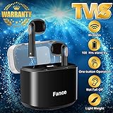 True Wireless Earbuds,Bluetooth Earbuds 5.0,Wireless Earphones with Mic Mini in-Ear Earbuds Earphones Stereo Sweatproof Sports Earbuds with Charging Case Compatible iOS Android Samsung Huawei Phones