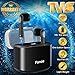 Wireless Earbuds,Bluetooth Earbuds Stereo, Wireless Earphones with Mic Mini in-Ear Earbuds Earphones Earpiece Sweatproof Sports Earbuds with Charging Case Compatible iOS Android (Black New)