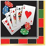 Casino Party Beverage Napkins, 16 Ct.