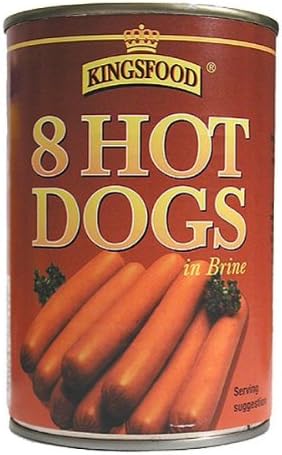 Kingsfood® 8 Hot Dogs In Brine 12 x 400g