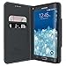 Cellto Samsung Galaxy Note Edge Premium Wallet Case [Dual Magnetic Flap] Diary Cover /w ID Pocket (Black) + Life Time Warranty
