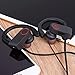 Wireless Headphones, Sport Earphones HD Stereo Bass Sweatproof Headsets with Mic for Running Gym Workout - Black