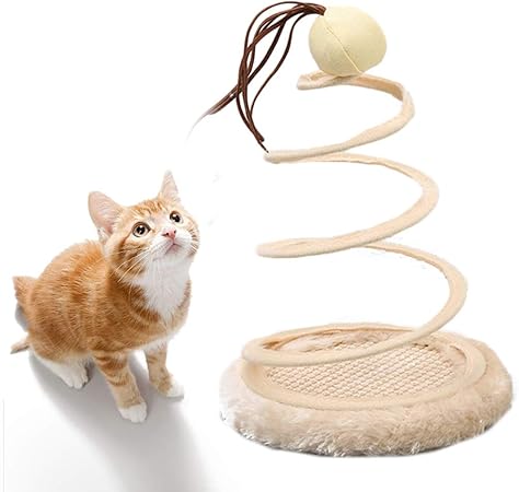 spiral cat toy