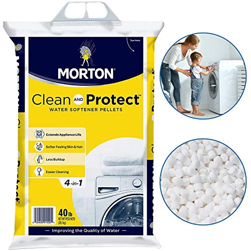 Morton Clean and Protect II Water Softening Pellets, 40Pound, 40 Pound