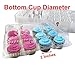 Katgely Disposable Cupcake Box Container - Holds 12 Cupcakes - PBA Free Plastic - Pack of 10