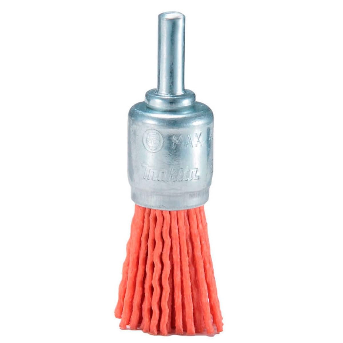 Makita D-45668 – Nylon Finishing Brush 12 mm Stem 6 mm Grit 80 Thickness 1.4 mm, Black